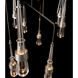 Link 10 Light 35 inch Vintage Platinum Mobile Pendant Ceiling Light