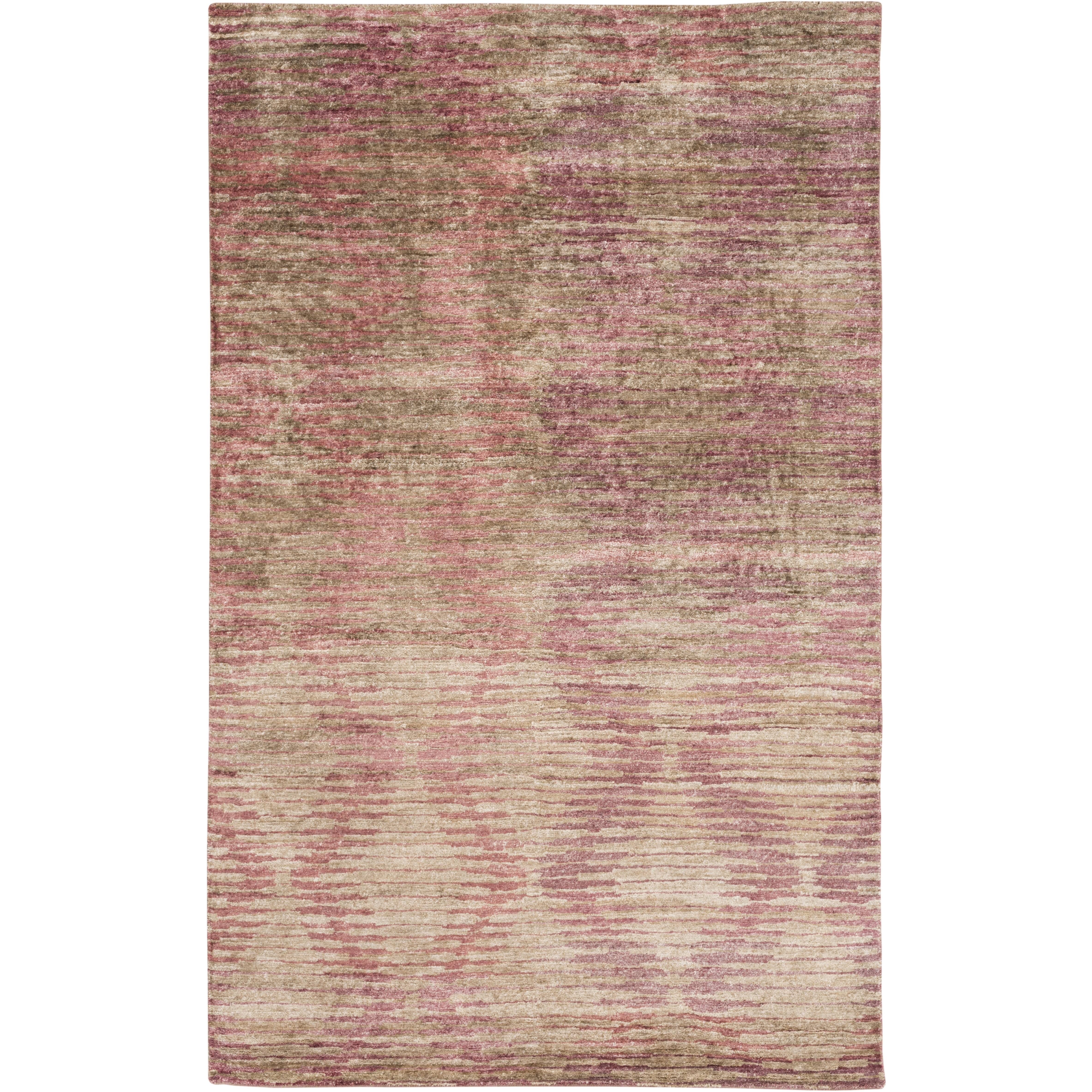 Platinum 36 X 24 inch Lilac, Cream, Taupe, White Rug
