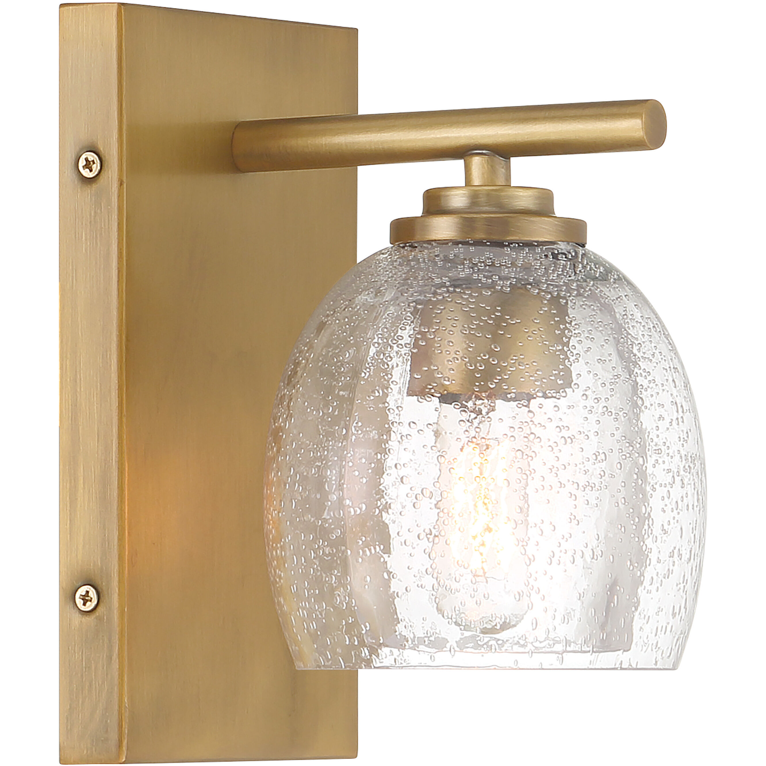 Glint 1 Light 6 inch Legacy Brass Vanity Light Wall Light