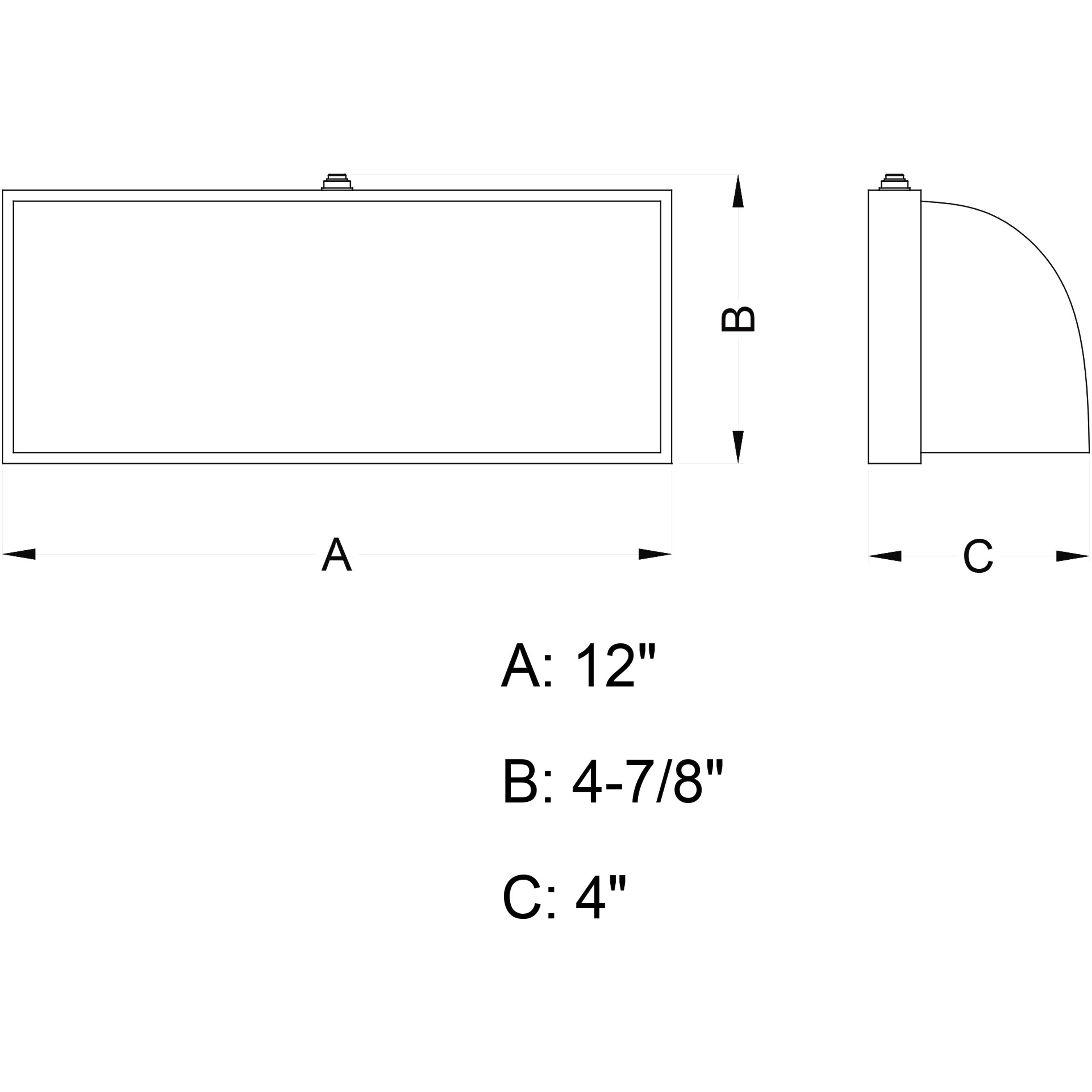 Walsh LED 4.75 inch Dark Bronze Outdoor Wall