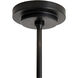 Sumter 5 Light 33 inch Black and Bronze with Natural Wood Candle Chandelier Ceiling Light, Beth Webb