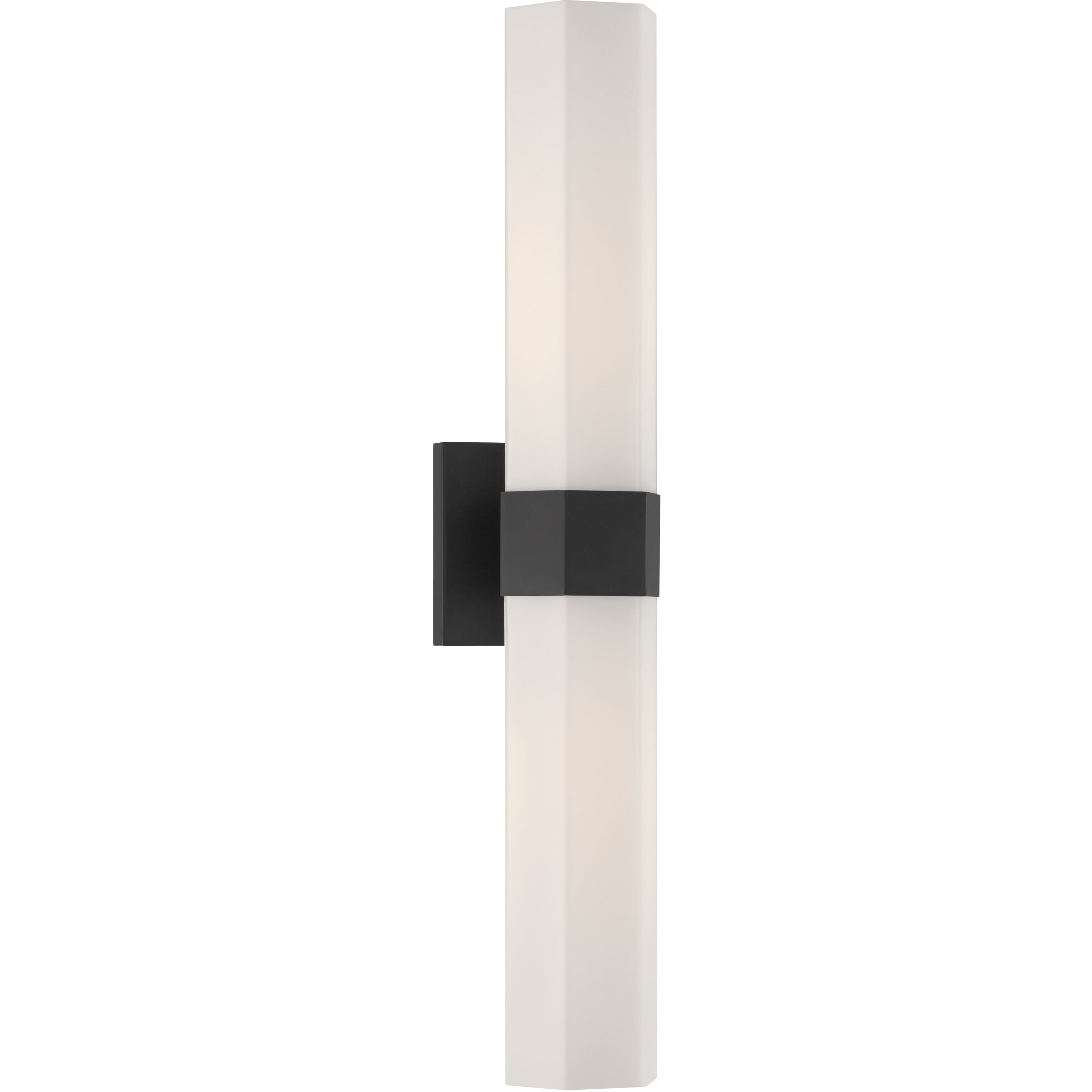 Delgada 2 Light 4.75 inch Dark Matte Black Bath Bar Wall Light