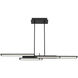 Bayswater Linear Chandelier Ceiling Light in Black