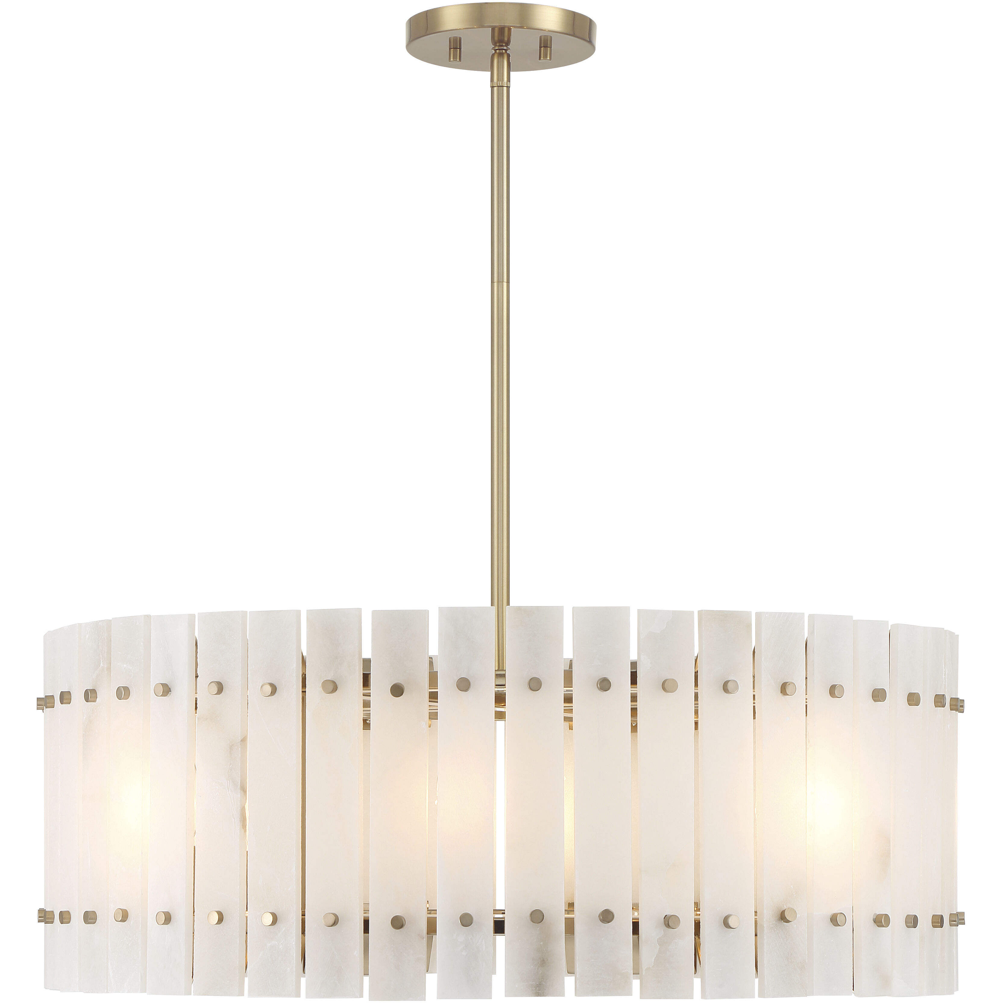 Bardon 8 Light 28.25 inch Celeste Brass Pendant Ceiling Light