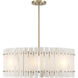Bardon 8 Light 28.25 inch Celeste Brass Pendant Ceiling Light