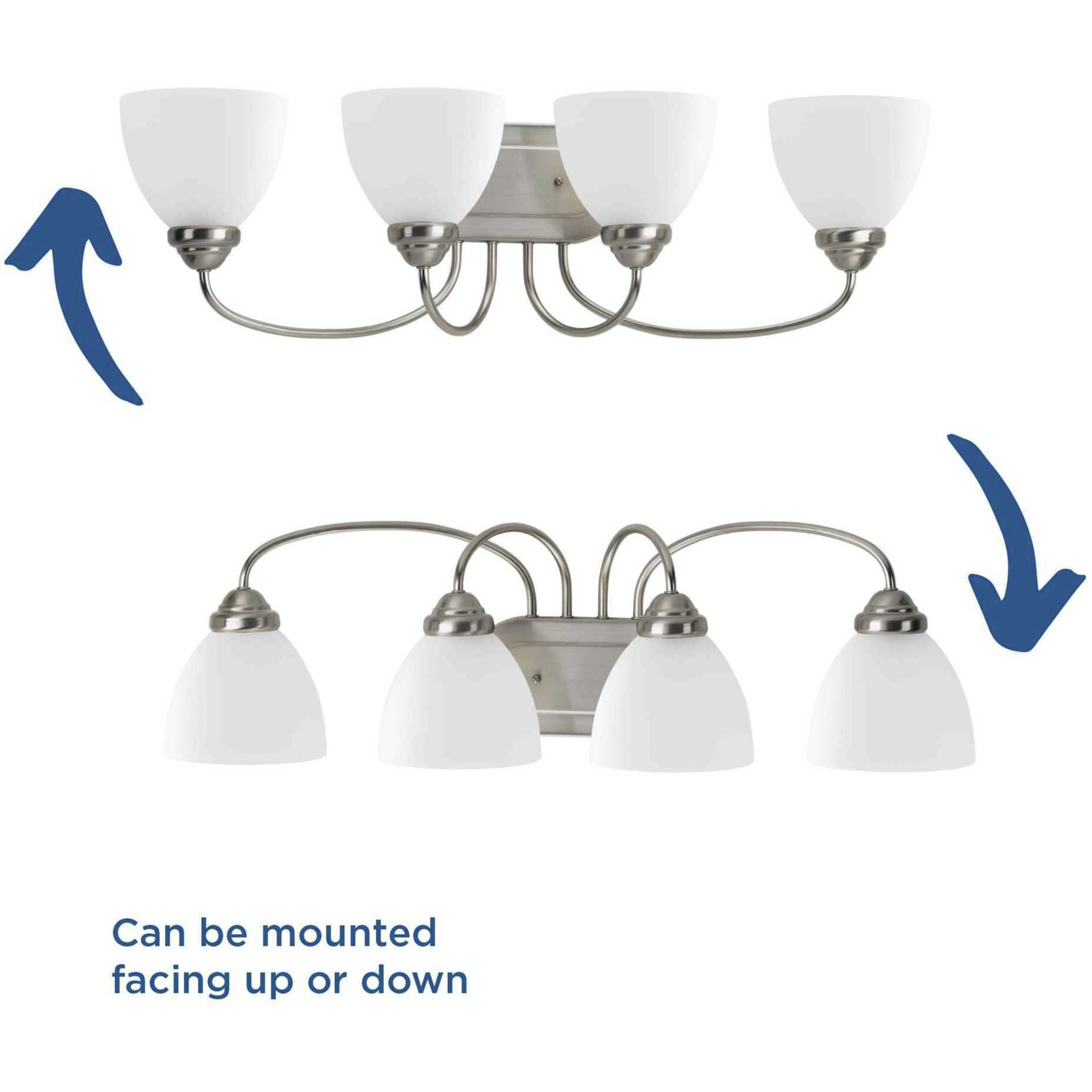 Armstrong 4 Light 29.88 inch Brushed Nickel Bath Vanity Wall Light