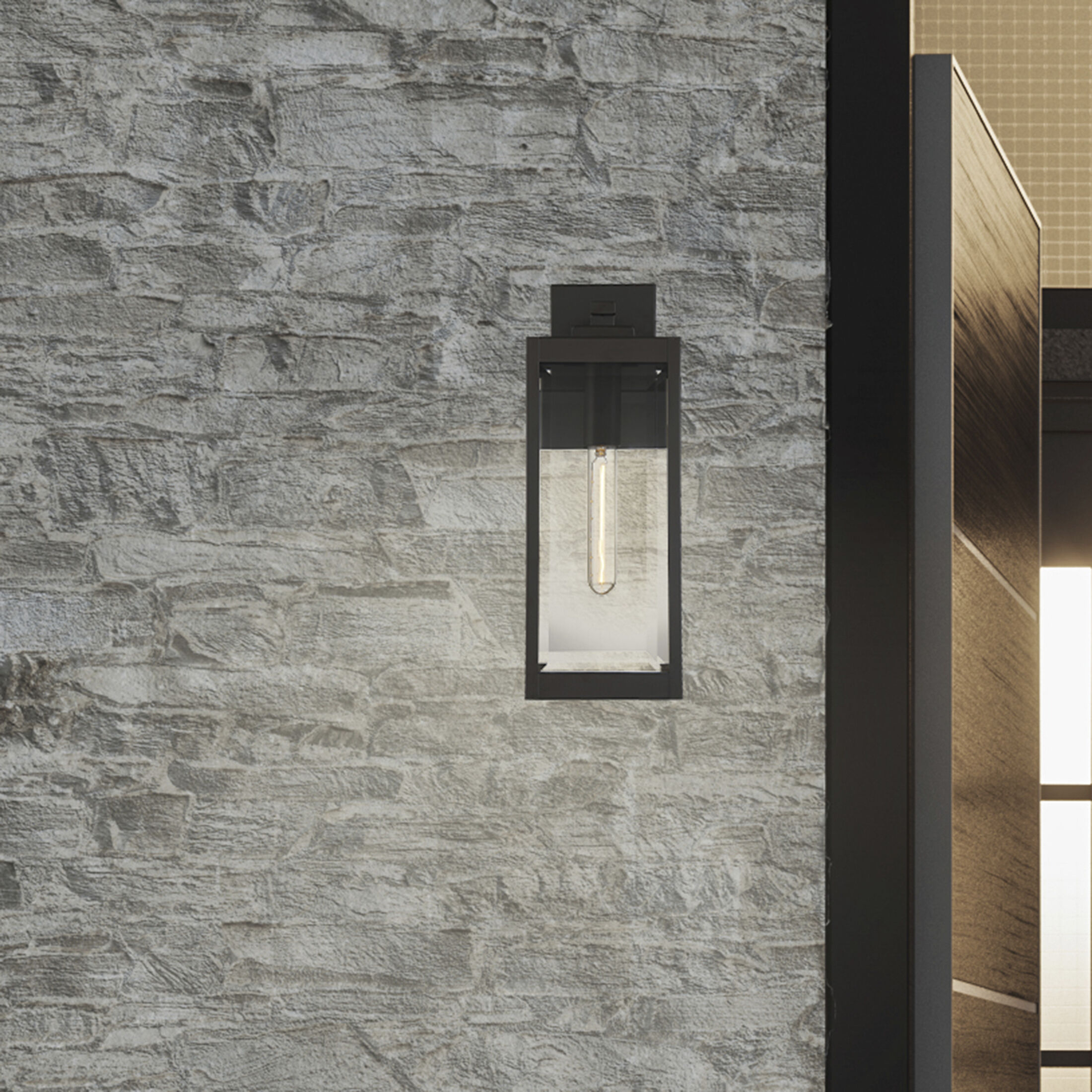 Westover 1 Light 17 inch Western Bronze Outdoor Wall Lantern