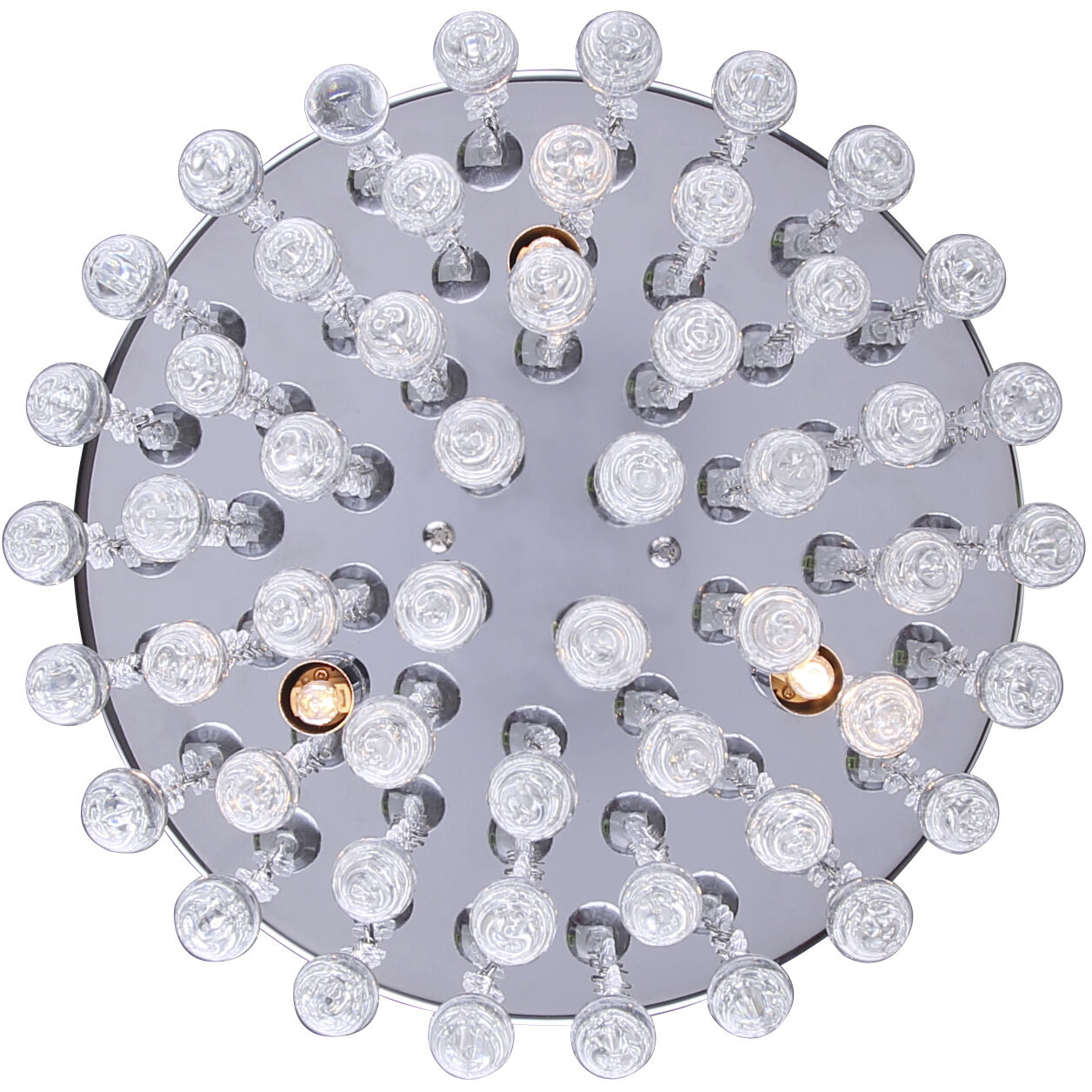 Madison 3 Light 12 inch Chrome Flush Mount Ceiling Light