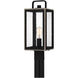 Bramshaw 1 Light 19 inch Matte Black Outdoor Post Lantern