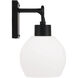 Tanner 3 Light 24.5 inch Matte Black Vanity Light Wall Light in Soft White