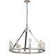 Huxley 9 Light 34 inch Polished Nickel Chandelier Ceiling Light