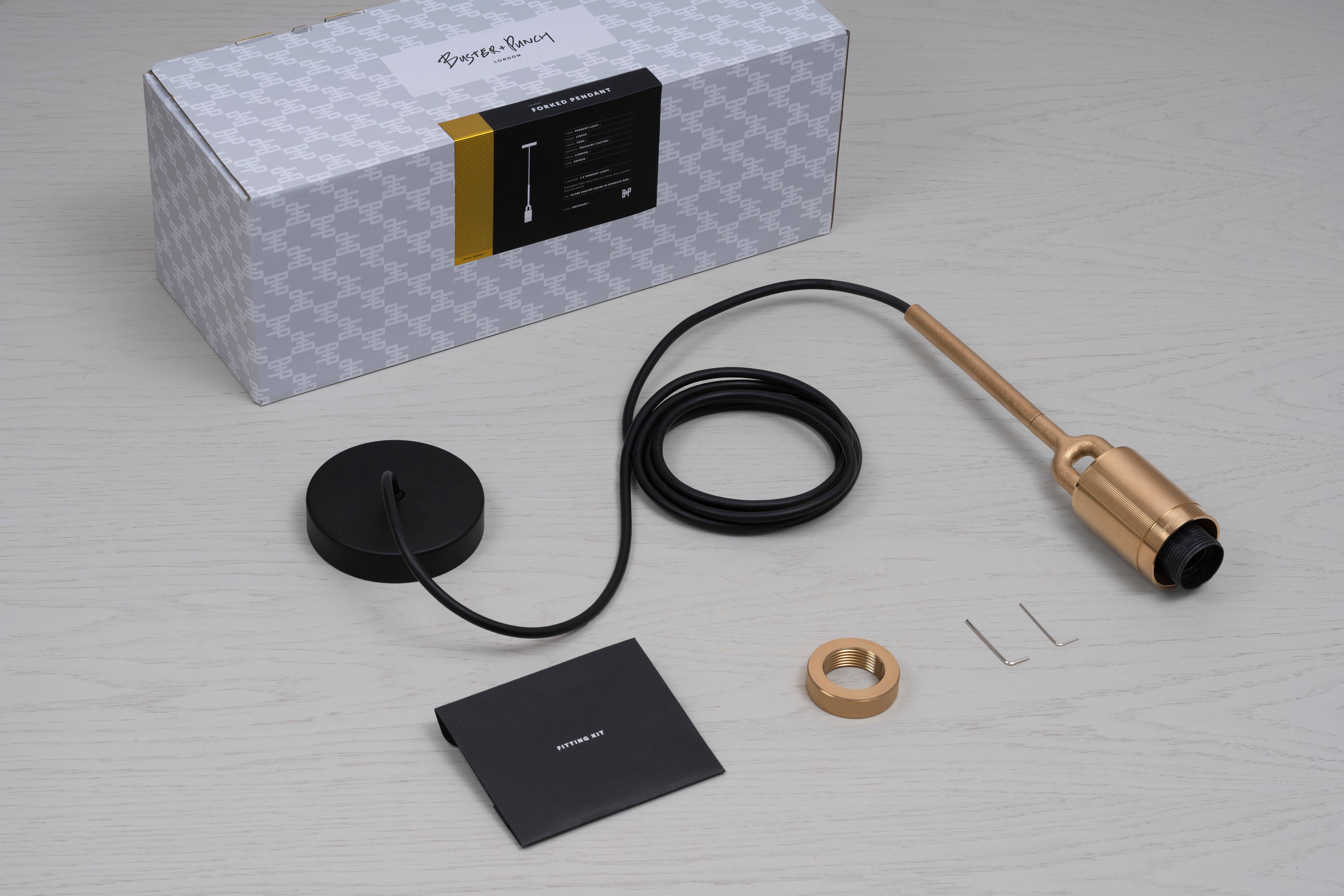 Forked LED 11.42 inch Gun Metal Pendant Ceiling Light