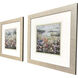 Meadow Sweep Green and Pink and Yellow and Blue Framed Art, Propac