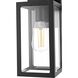 Veda 1 Light 13 inch Black Outdoor Wall Sconce