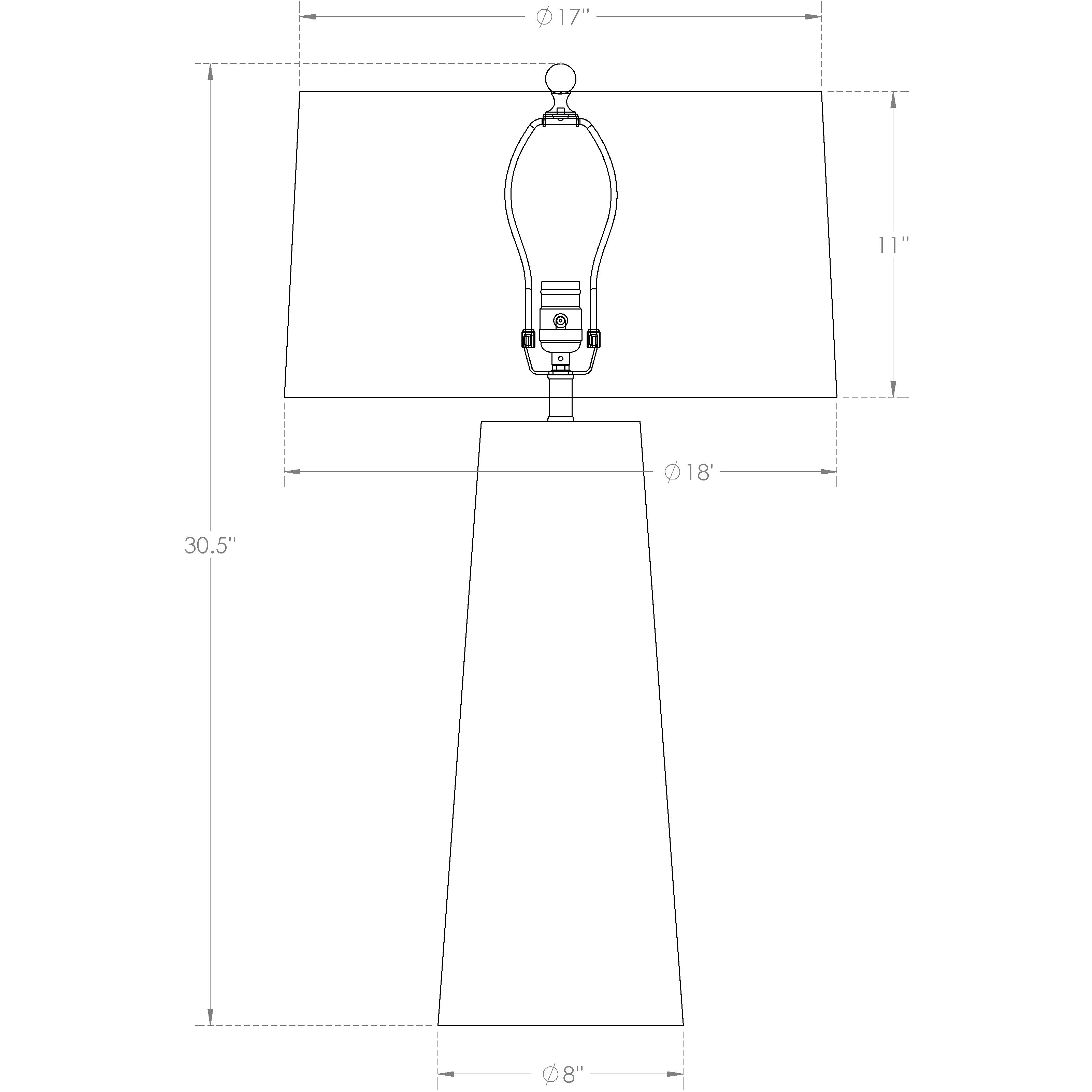Annabelle 30.5 inch 150.00 watt Off-White Carved Table Lamp Portable Light