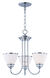 Novus 3 Light 18 inch Polished Chrome Chandelier Ceiling Light