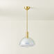 Modena 1 Light 13 inch Aged Brass Pendant Ceiling Light