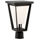 Waterbury LED 11 inch Black Outdoor Post Lantern, Coach Light