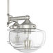 Saddle Creek 3 Light 20 inch Brushed Nickel Chandelier Ceiling Light