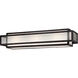 Camden Square 3 Light 24 inch Aged Charcoal Bath Light Wall Light