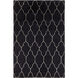 Gates 96 X 60 inch Black, Beige Rug