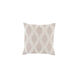 Salma 22 X 22 inch Light Gray and Khaki Throw Pillow