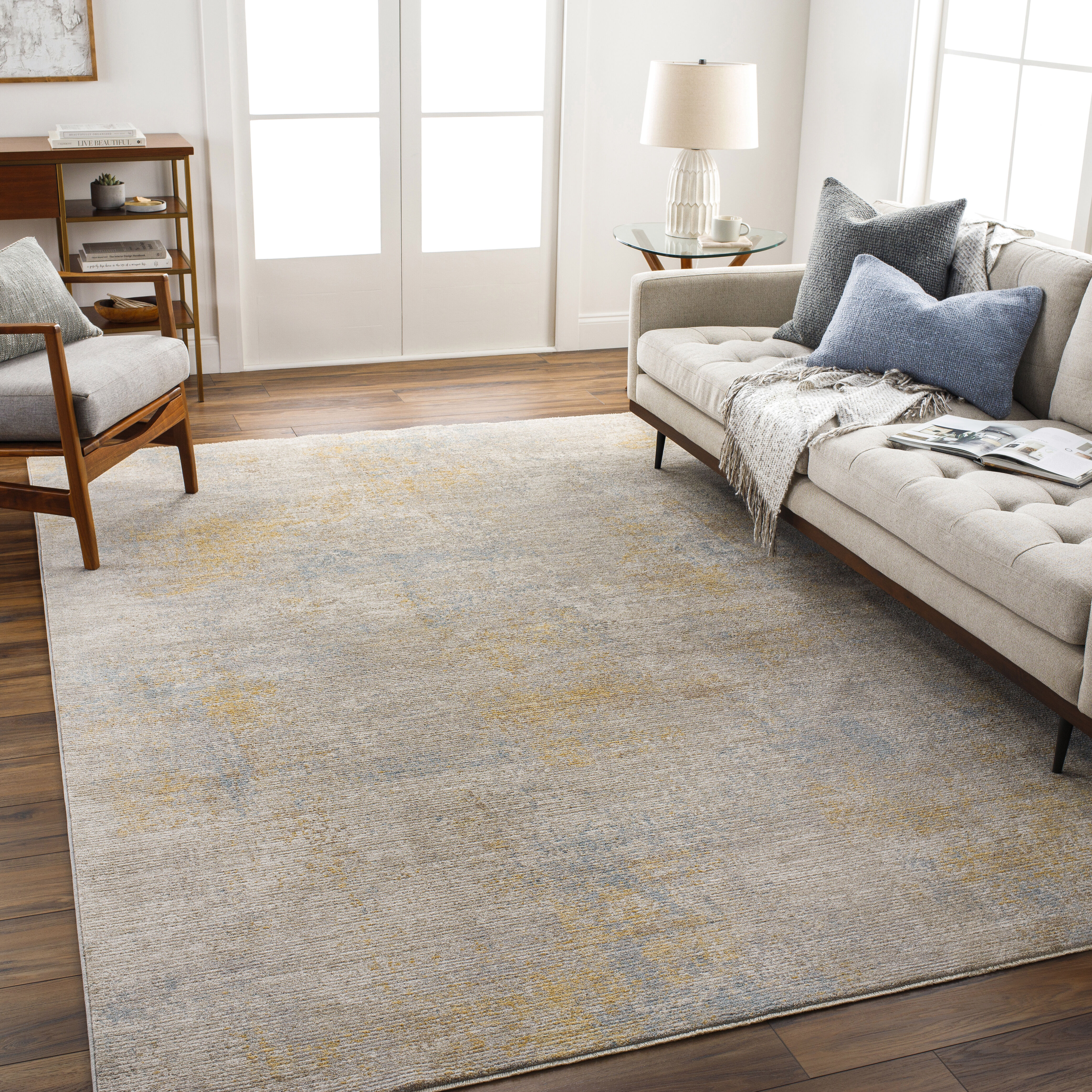 Avant Garde 36 X 24 inch Taupe Rug, Rectangle