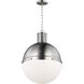 TOB by Thomas O'Brien Hanks Pendant Ceiling Light in Brushed Nickel