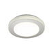 LED Carpi LED 11.81 inch Chrome and White Flush Mount Ceiling Light