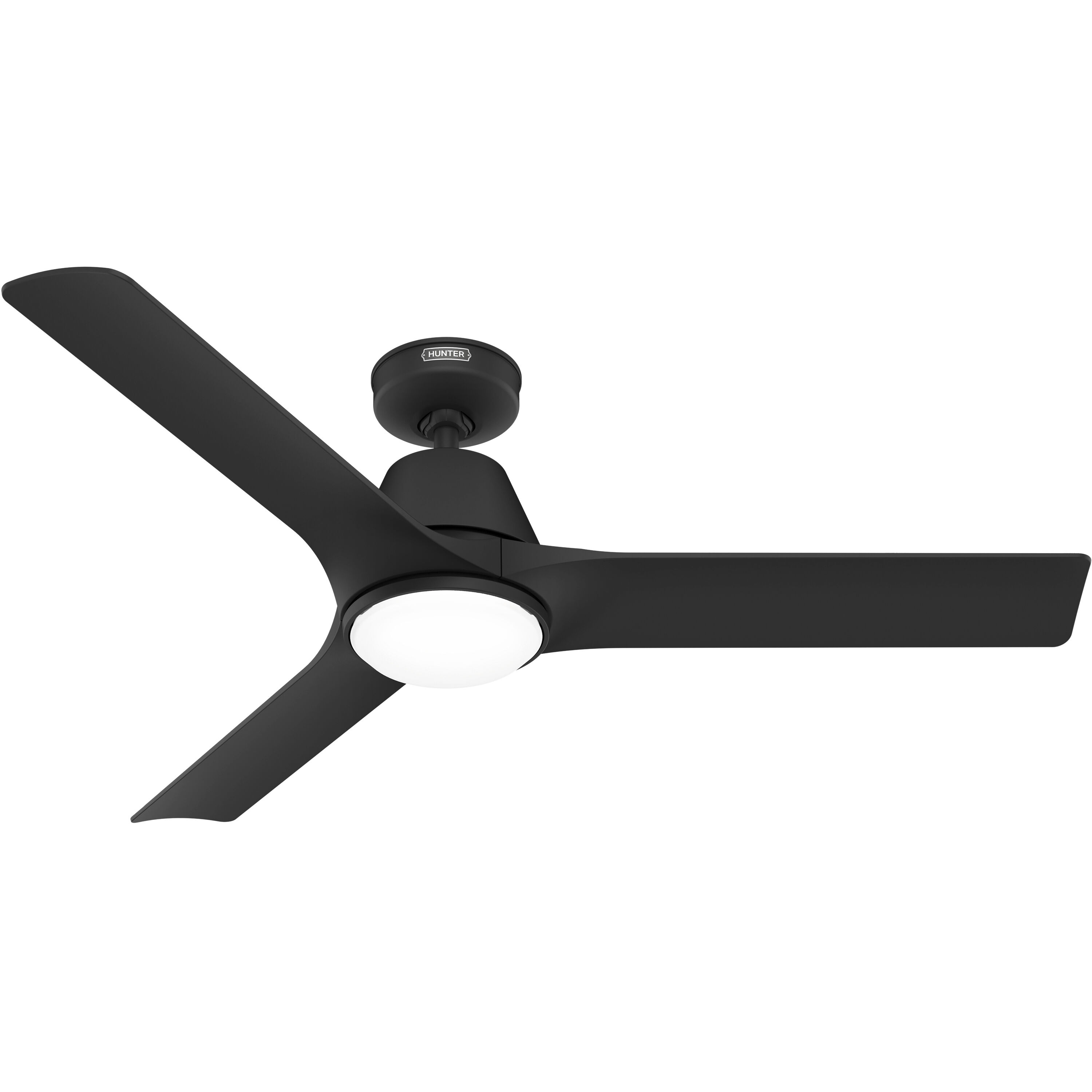 Aeronaut 52 inch Matte Black Outdoor Ceiling Fan