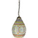 Santillian 1 Light 8.6 inch Brass Pendant Ceiling Light