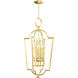 Allegretto 8 Light 28 inch Gold Lantern