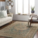 Reign 120 X 96 inch Dark Green Rug in 8 x 10, Rectangle