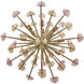 Autumna 22 Light 29.5 inch Brushed Champagne Gold Chandelier Ceiling Light