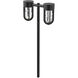 Davy 12 18 watt Black Pathway Light