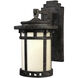 Santa Barbara Dark Sky 1 Light 13.5 inch Sienna Outdoor Wall Mount