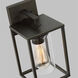 Vado 1 Light 12 inch Antique Bronze Outdoor Wall Lantern