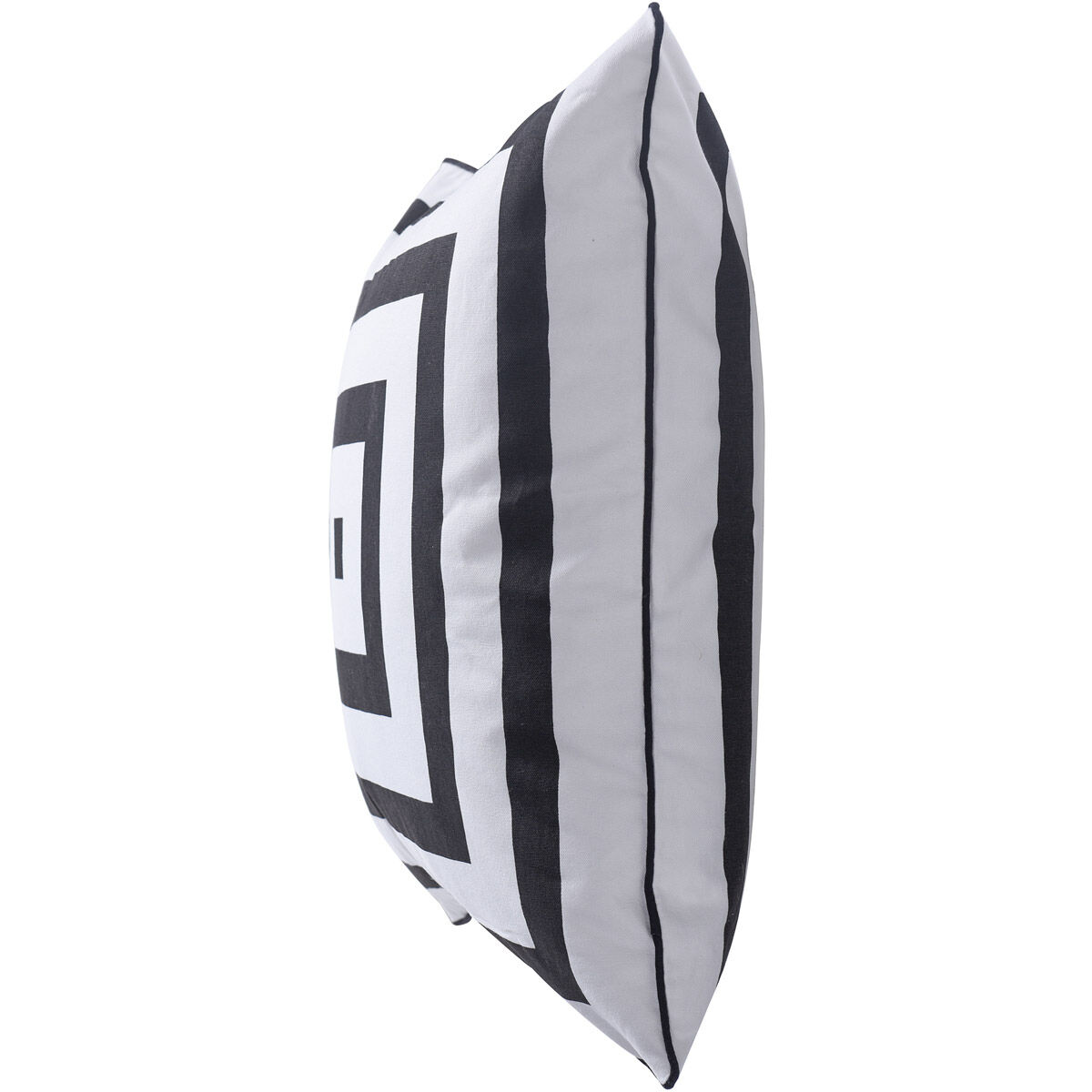 Dann Foley 24 inch Black and White Decorative Pillow