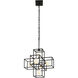 Plaza LED 17.5 inch Carbon and Havana Gold Pendant Ceiling Light