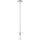 Modern 1 Light 8 inch Polished Nickel Mini-Pendant Ceiling Light