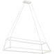 Carlington LED 12 inch Matte White Chandelier Ceiling Light