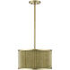 Basetti 4 Light 15 inch Gold Convertible Pendant Ceiling Light
