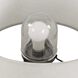 Olsen 25.75 inch 100 watt White and Dark Bronze Indoor Outdoor Table Lamp Portable Light