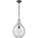 Sunderland 1 Light 12 inch Silvered Graphite Mini Pendant Ceiling Light