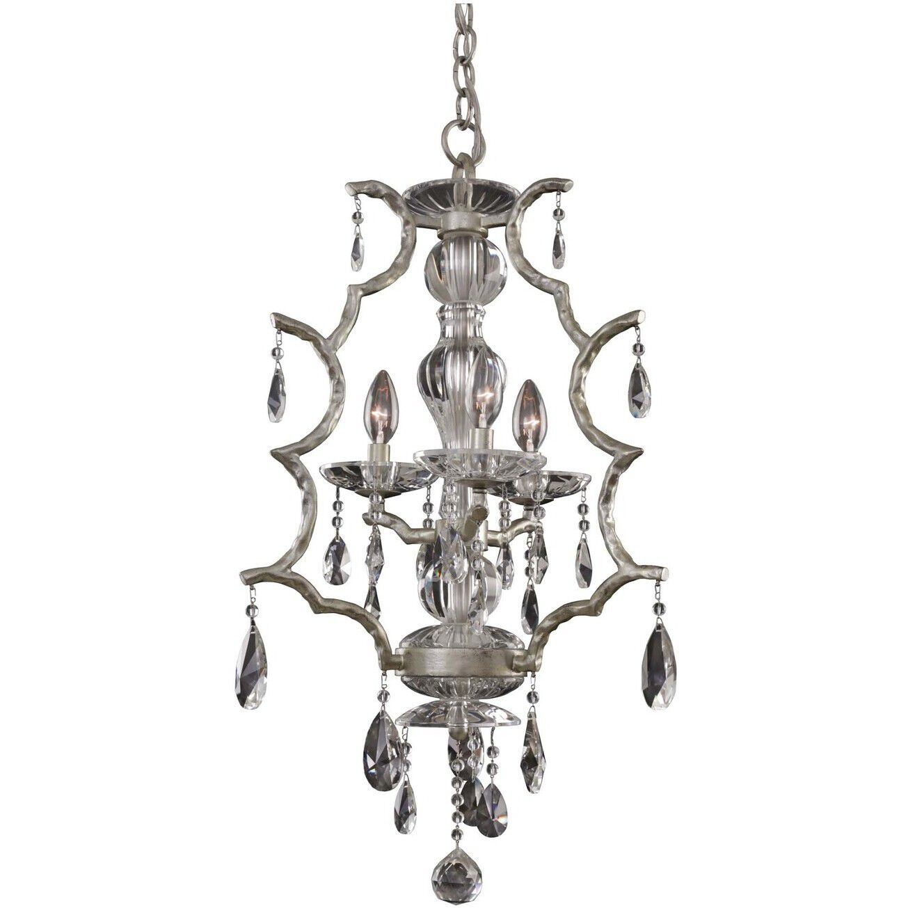 Shorecrest 3 Light 17 inch Sliver Dollar Chandelier Ceiling Light