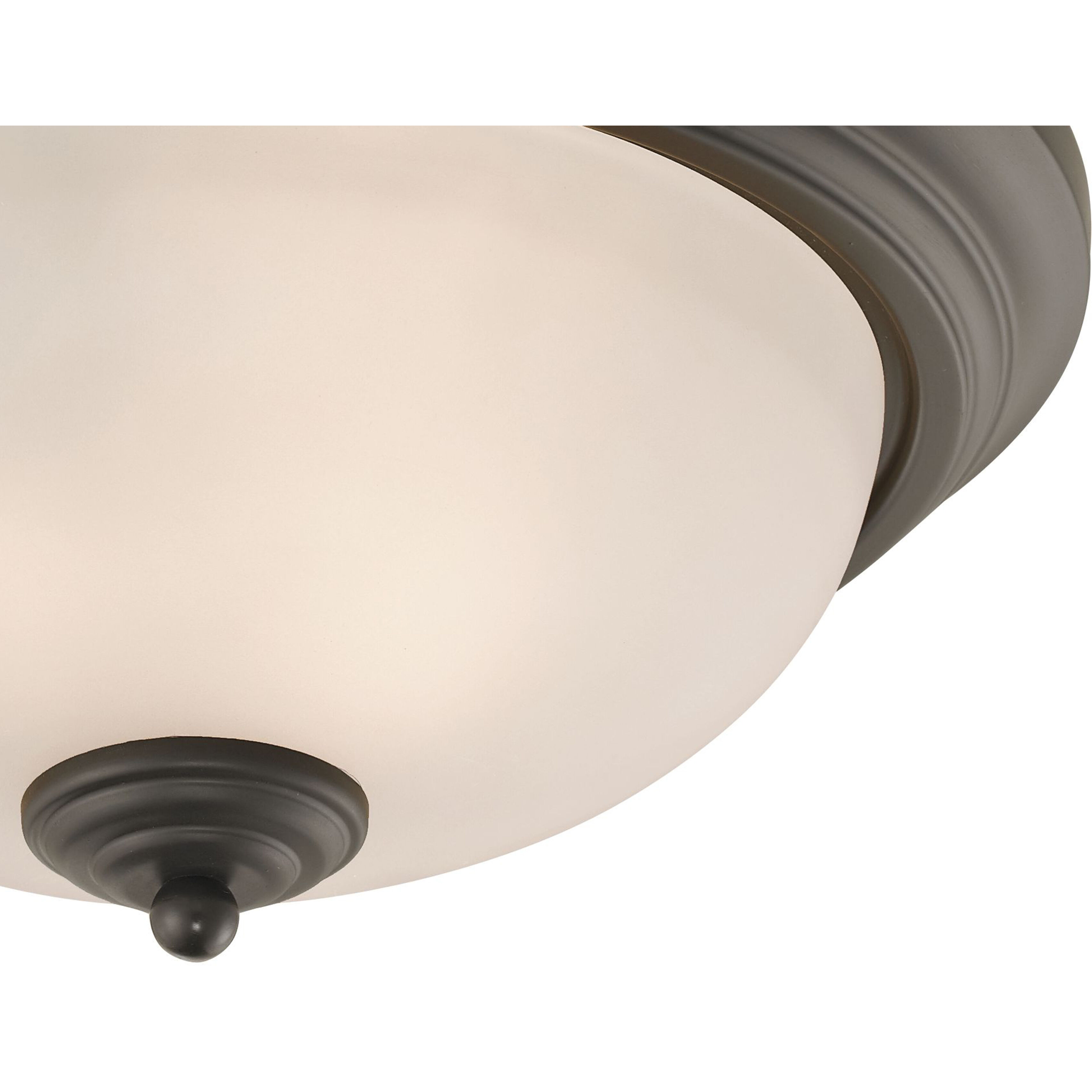 Huntington 2 Light 13 inch Oil Rubbed Bronze Flush Mount Ceiling Light