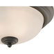 Huntington 2 Light 13 inch Oil Rubbed Bronze Flush Mount Ceiling Light