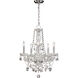 Bohemian Katerina 5 Light 17 inch Chrome Chandelier Ceiling Light