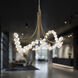Parel LED 37 inch Antique Nickel Pendant Ceiling Light