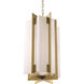 Lugano 5 Light 15.75 inch Antique Brass with Alabaster Chandelier Ceiling Light